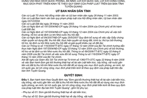 Quyết định 12/2008/QĐ-UBND  Đơn giá bồi thường thiệt hại  tài sản (vật kiến trúc, cây trồng, vật nuôi khi Nhà nước thu hồi đất