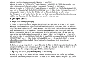 Thông tư 04/2008/TT-BTNMT hướng dẫn lập, phê duyệt xác nhận đề án bảo vệ môi trường kiểm tra, thanh tra đề án bảo vệ môi trường