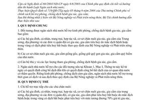 Thông tư 80/2008/TT-BTC hướng dẫn chế độ tài chính phòng, chống dịch bệnh gia súc, gia cầm