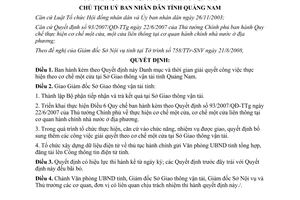 Quyết định 3061/QĐ-UBND năm 2008 danh mục và thời gian giải quyết công việc