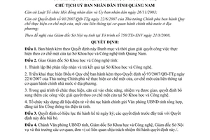 Quyết định 3063/QĐ-UBND năm 2008 Danh mục và thời gian giải quyết công việc