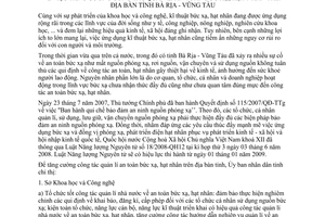 Chỉ thị 23/2008/CT-UBND quản lí an toàn bức xạ hạt nhân Bà Rịa