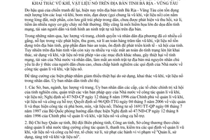 Chỉ thị 21/2008/CT-UBND giảm thiệt hại sử dụng khai thác vũ khí vật liệu nổ Bà Rịa