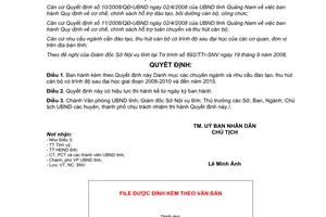 Quyết định 3141/QĐ-UBND danh mục chuyên ngành và nhu cầu đào tạo