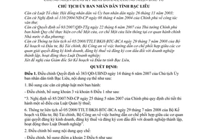 Quyết định 1896/QĐ-UBND  điều chỉnh Quyết định 383/QĐ-UBND Quy chế phối hợp liên ngành cấp giấy chứng nhận đăng ký kinh doanh, chứng nhận đầu tư