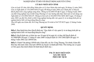 Quyết định 2215/2008/QĐ-UBND quản lý sử dụng kinh phí  hoạt động khuyến công