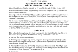 Nghị quyết 234/2008/NQ-HĐND phụ cấp với cán bộ công chức Bộ phận tiếp nhận trả kết quả