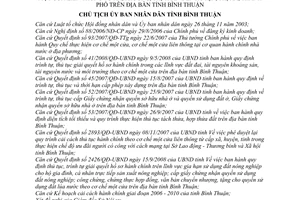 Quyết định 2588/QĐ-UBND trình tự, thủ tục giải quyết hồ sơ hành chính