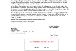 Công văn  9415/BGDĐT-CSVCTBĐCTE Báo cáo thực hiện Đề án Kiên cố hóa trường, lớp học và nhà công vụ giáo viên giai đoạn  2008-2012