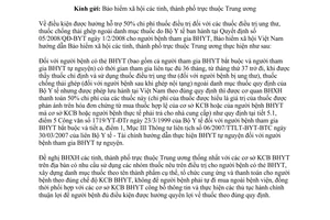 Công văn 3446/BHXH-CSYT hướng dẫn thanh toán chi phí thuốc điều trị ung thư, chố