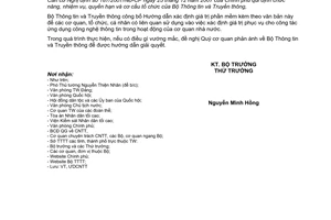 Công văn 3364/BTTTT-ƯDCNTT Hướng dẫn xác định giá trị phần mềm