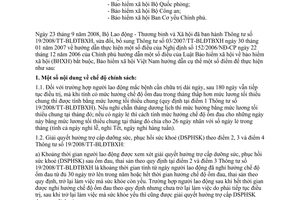 Công văn 3606/BHXH-CSXH  hướng dẫn chế độ chính sách bảo hiểm xã hội