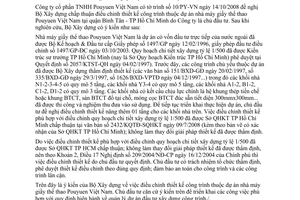 Công văn  443/BXD-HĐXD Trả lời  điều chỉnh thiết kế công trình xây dựng