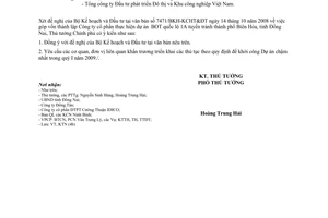 Công văn 1834/TTg-KTN góp vốn thành lập Công ty cổ phần thực hiện dự án BOT quốc lộ 1A tuyến tránh thành phố Biên Hòa, tỉnh Đồng Nai