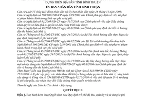 Quyết định 86/2008/QĐ-UBND chế độ thu, quản lý và sử dụng lệ phí