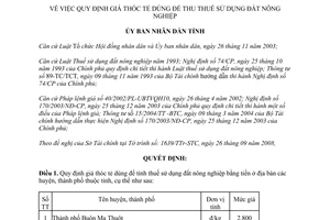 Quyết định 37/2008/QĐ-UBND giá thóc tẻ dùng để thu thuế sử dụng đất NN Đắk Lắk