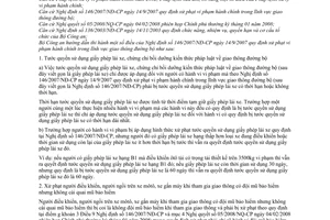 Thông tư 23/2008/TT-BCA-C11 xử phạt vi phạm hành chính lĩnh vực giao thông đường bộ hướng dẫn nghị định 146/2007/NĐ-CP