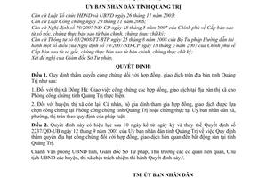 Quyết định 33/2008/QĐ-UBND thẩm quyền công chứng hợp đồng