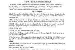 Quyết định 89/2008/QĐ-UBND chế độ kiêm nhiệm công tác chi phổ cập giáo dục