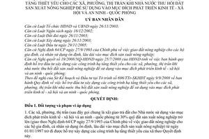 Quyết định 51/2008/QĐ-UBND thực hiện Nghị quyết 19/2008/NQ-HĐND