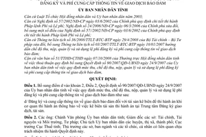 Quyết định 58/2008/QĐ-UBND bổ sung Quyết định 90/2007/QĐ-UBND