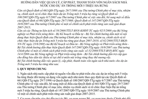 Thông tư 89/2008/TT-BTC quản lý cấp phát thanh toán vốn ngân sách nhà nước dự án trồng mới 5 triệu ha rừng