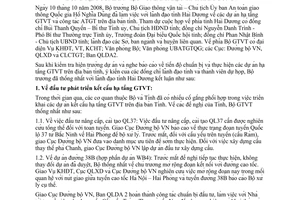 Thông báo 465/TB-BGTVT kết luật Bộ trưởng Bộ GTVT Chủ tịch Ủy ban an toàn giao thông quốc gia Hồ Nghĩa Dũng làm việc  lãnh đạo tỉnh Hải Dương