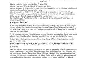 Thông tư liên tịch  91/2008/TTLT-BTC-BTP hướng dẫn  mức thu, chế độ thu, nộp, quản lý và sử dụng phí công chứng