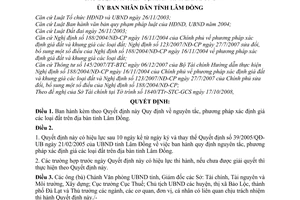 Quyết định 48/2008/QĐ-UBND nguyên tắc, phương pháp xác định giá đất