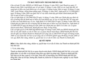 Quyết định 44/2008/QĐ-UBND chức năng nhiệm vụ quyền hạn cơ cấu tổ chức Thanh tra thành phố Hà Nội