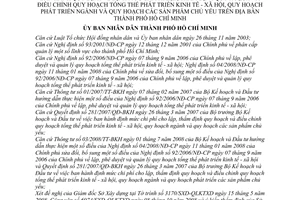 Quyết định 77/2008/QĐ-UBND Quy định định mức chi phí lập, thẩm định quy hoạch và điều chỉnh quy hoạch tổng thể phát triển kinh