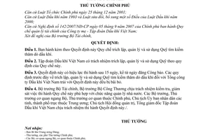 Quyết định 143/2008/QĐ-TTg Quy chế trích lập, quản lý và sử dụng Quỹ tìm kiếm thăm dò dầu khí