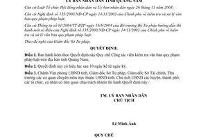 Quyết định 44/2008/QĐ-UBND Quy chế cộng tác viên kiểm tra văn bản pháp luật Quảng Nam