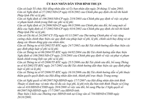 Quyết định 94/2008/QĐ-UBND chế độ thu, quản lý sử dụng lệ phí