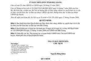 Quyết định 112/2008/QĐ-UBND Quy định chức năng nhiệm vụ quyền hạn cơ cấu tổ chức