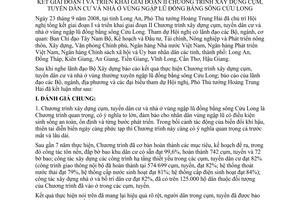 Thông báo 283/TB-VPCP kết luận Phó Thủ tướng Hoàng Trung Hải hội nghị tổng kết giai đoạn I triển khai giai đoạn II nhà ở vùng ngập lũ ĐBSCL