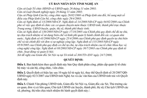 Quyết định 63/2008/QĐ-UBND  phân công, phân cấp quản lý tổ chức bộ máy cán bộ, công chức, viên chức