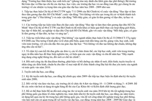 Chỉ thị 56/2008/CT-BGDĐT nhiệm vụ trọng tâm giáo dục đại học năm học 2008 - 2009