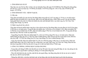 Thông báo 134/BNN-BVTV-BCĐ-TB tình hình dịch rầy nâu bệnh vàng lùn lùn xoắn lá lúa tỉnh phía Nam