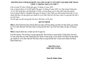 Quyết định 67/QĐ-BCĐAIG3 quy chế hoạt động của Ban Chỉ đạo Ai Games III