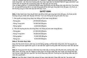 Quyết định 46/2008/QĐ-UBND đề án định giá rừng (tạm thời) để giao, cho thuê và bồi thường rừng tự nhiên trên địa bàn tỉnh Kon Tum