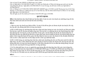 Quyết định 46/2008/QĐ-UBND mức trợ cước vận chuyển các mặt hàng trong chỉ tiêu thực hiện chính sách miền núi