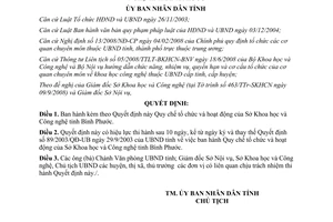 Quyết định 68/2008/QĐ-UBND Quy chế tổ chức hoạt động của Sở Khoa học