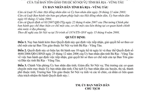 Quyết định 64/2008/QĐ-UBND tiếp nhận, giải quyết hồ sơ theo cơ chế một cửa