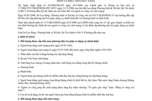 Hướng dẫn 1401/HDLS-SLĐTBXH-STC-SYT lập hồ sơ và thực hiện chế độ cấp