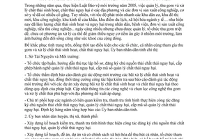 Chỉ thị 10/2008/CT-UBND thu gom xử lý chất thải tỉnh An Giang