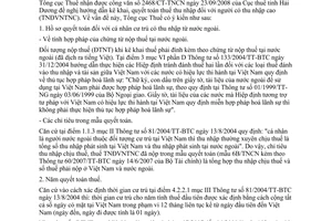 Công văn  4361/TCT-TNCN kê khai, quyết toán thuế thu nhập đối với người có thu nhập cao