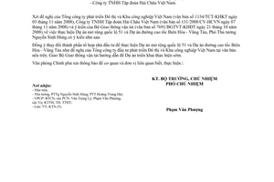 Công văn  7962/VPCP-KTN  thực hiện Dự án mở rộng quốc lộ 51 và Dự án đường cao tốc Biên Hòa - Vũng Tàu