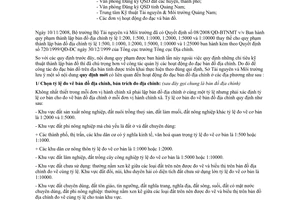 Công văn 715/TNMT-ĐĐ 2008 quy định mới trong quản lý và hoạt động đo đạc bản đồ Quảng Nam
