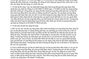 Công văn  310/BXD-KTXD Hướng dẫn điều chỉnh giá hợp đồng theo qui định TT 09/2008/TT-BXD